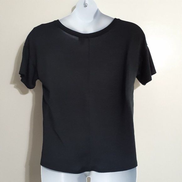 A New Day Sparkly Short Sleeve Sweater V-Neck L - Picture 6 of 7